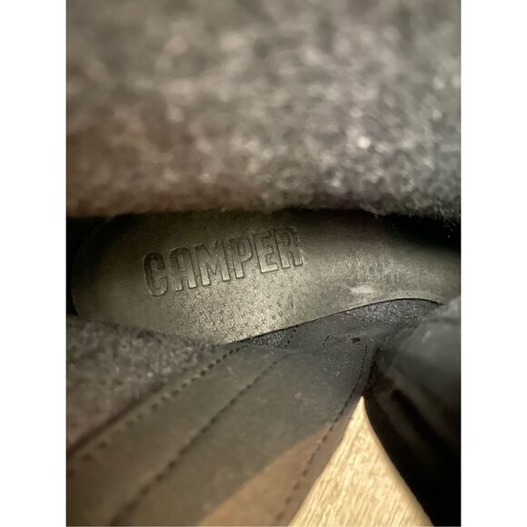 Camper NWOT* Meda Black Leather Boots, Size EU 39 / US 9, MSRP $238 - Picture 10 of 12